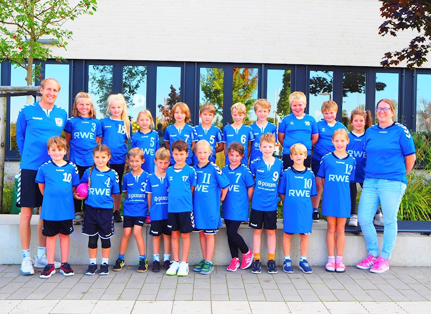 Gemischte F-Jugend Mannschaftsbild