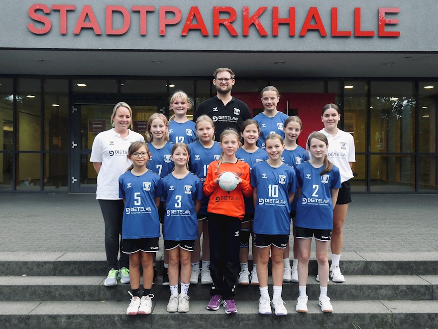 Weibliche D2 Mannschaftsbild